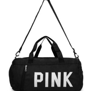 PINK Victoria's Secret Black Duffel Bag